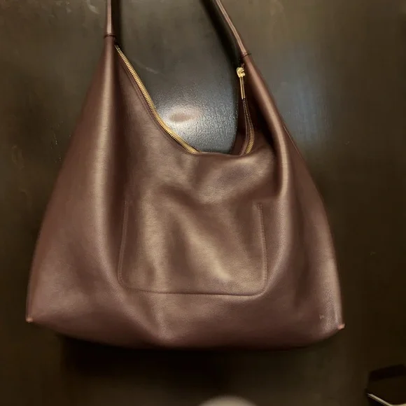 MANSUR GAVRIEL PLUM COLORED LARGE CANDY BAG PERFECT CONDITION - Picture 5 of 9